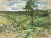 John Henry Twachtman Landscape Branchville France oil painting artist
